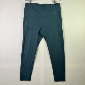 Sol & Mane Leggings 1X Slate Blue Athleisure Casual